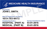 Card issued by Medicare